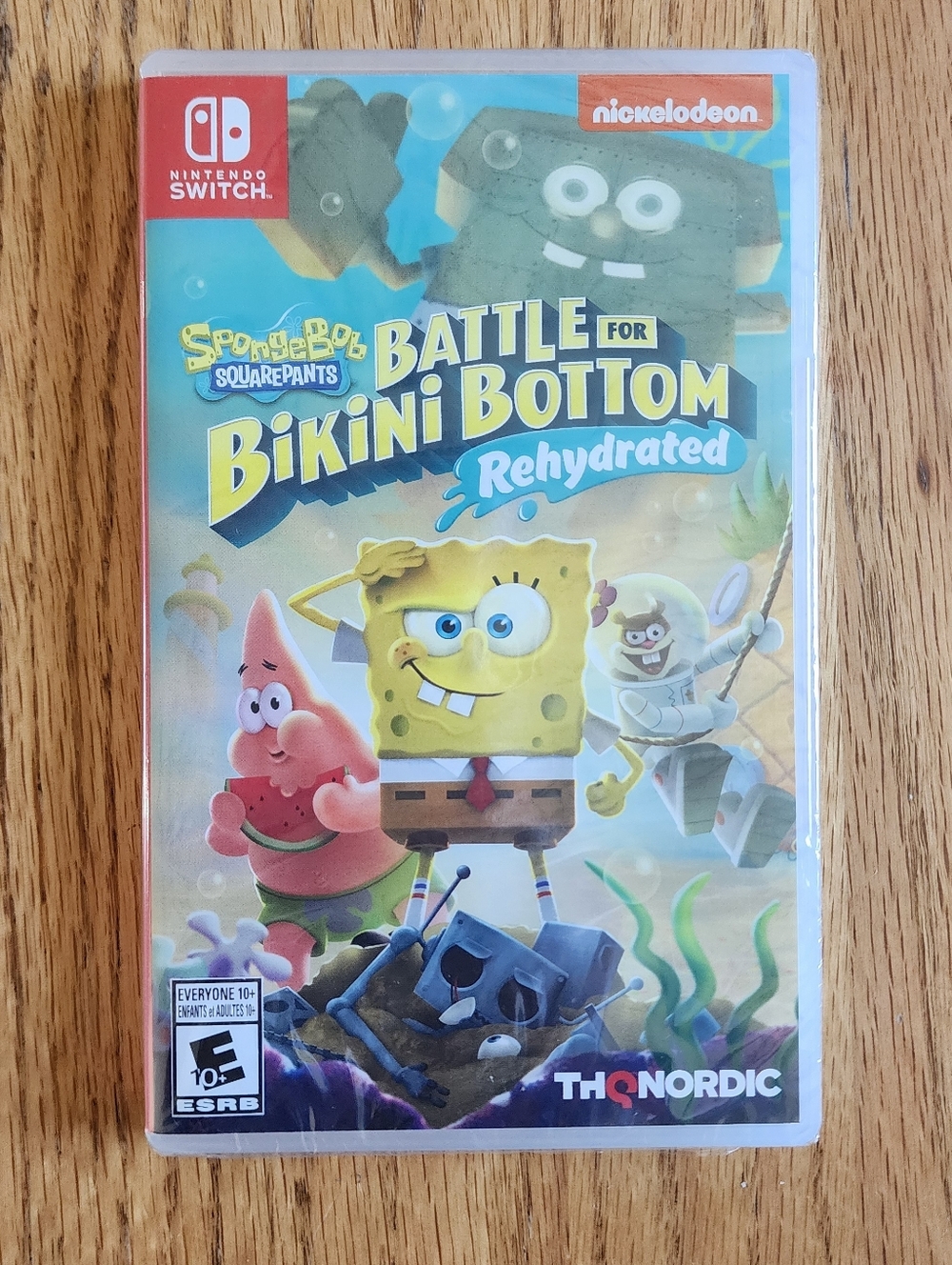 NEW Nintendo Switch SpongeBob SquarePants Battle for Bikini Bottom Rehydrated